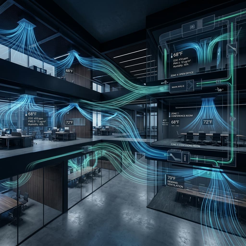 An Advanced AI-enabled HVAC Control System: Towards Greener and Healthier Indoor Facilities in Vietnam
