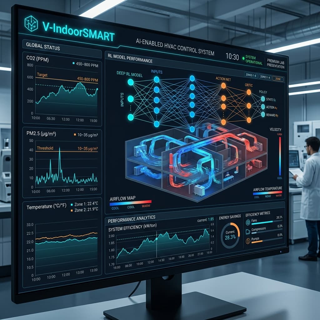 An Advanced AI-enabled HVAC Control System: Towards Greener and Healthier Indoor Facilities in Vietnam