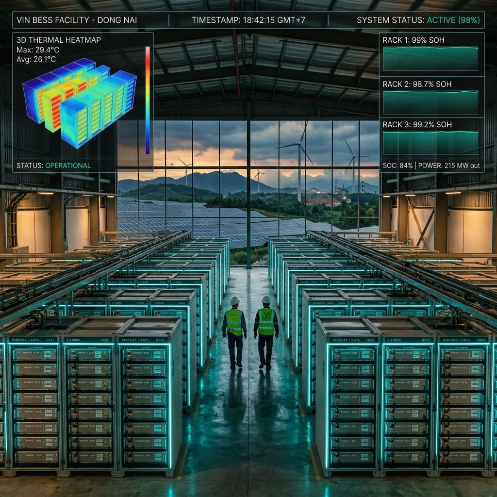 Hybrid Physics–AI Digital Twin for BESS